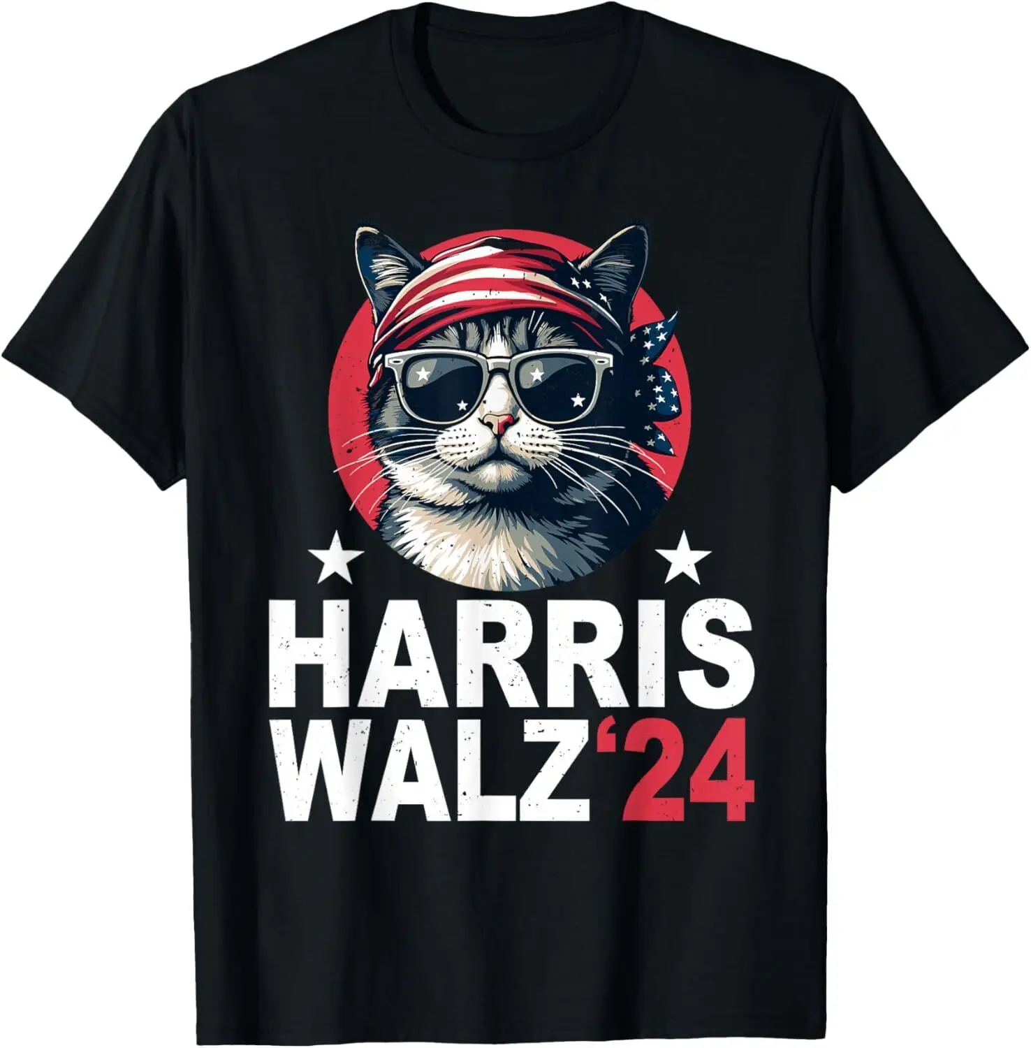 

Harris Waltz 2024 Cat Lady Kamala Harris Tim Walz Waltz T-Shirt