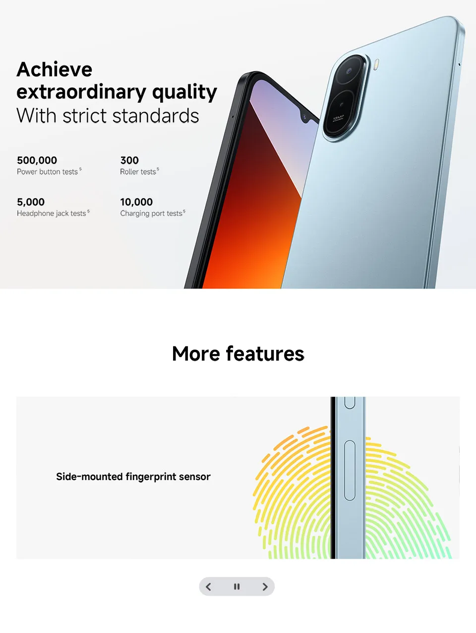 Global Version Xiaomi Redmi A7 Pro Smartphone ROM 6000mAh 15W Charging Octa-core UNISOC T7250 13MP Camera 120Hz 6.9" LCD Display