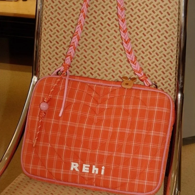 حقيبة كمبيوتر محمول مقاس 16 بوصة لجهاز MacBook Pro، حافظة كمبيوتر بتصميم قلب ممتع لهاتف Xiaomi Huawei Notebook Case حقيبة محمولة