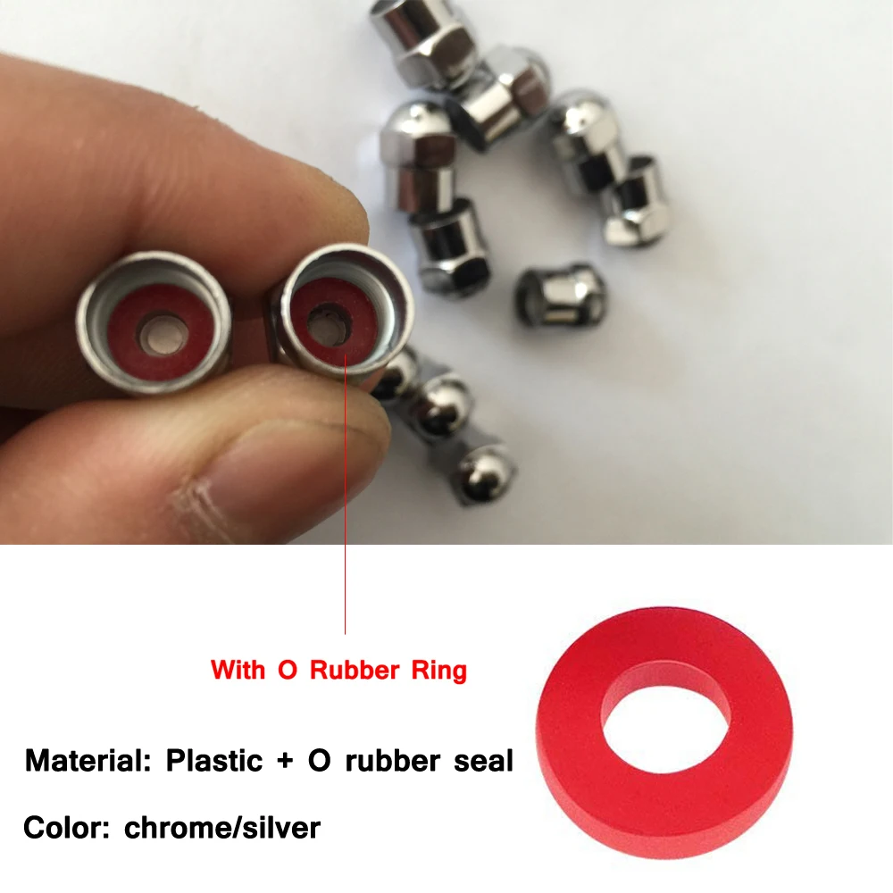 50/100Pcs Tire Valve Cap, with O Rubber Ring, Plastic Dust Proof Covers Universal Fit for Cars, Bicycle, Trucks, Motorcycles