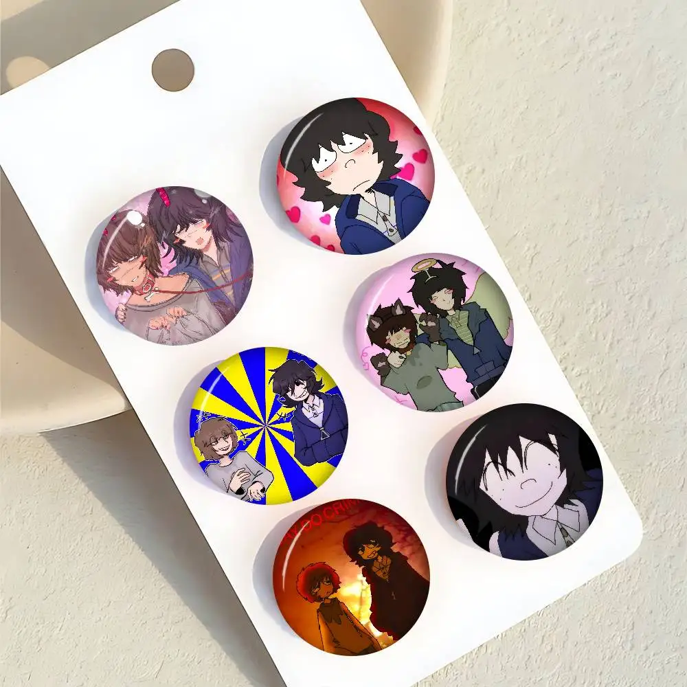 Will Mike Byler Onewheatmark  Handmade Brooch Cartoon Cosplay Badge On Backpack Jewelry Accessories Gifts