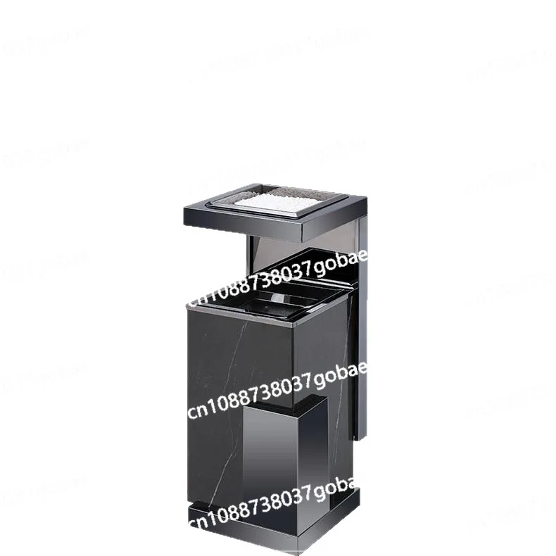 

Marble hotel lobby trash can vertical trash can with ashtray