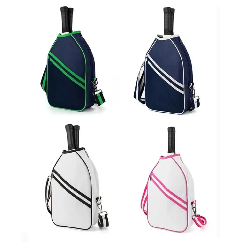 

New Oxford Pickleball Paddle Cover Large Capacity Lightweight Racket Case Portable Wear-resistant Crossbody Racket Bag