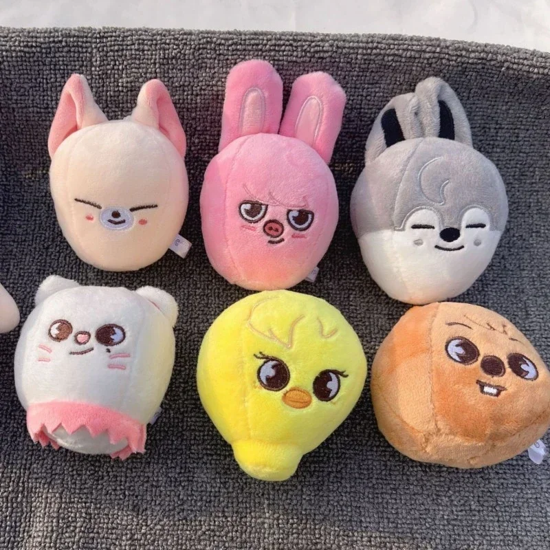 Kpop Plush Toys Bang Chan LeeKnow ChangBin HyunJin JiSung Felix SeungMin Japan Fan Meeting Kawaii Animal Plushie Keychain Gifts