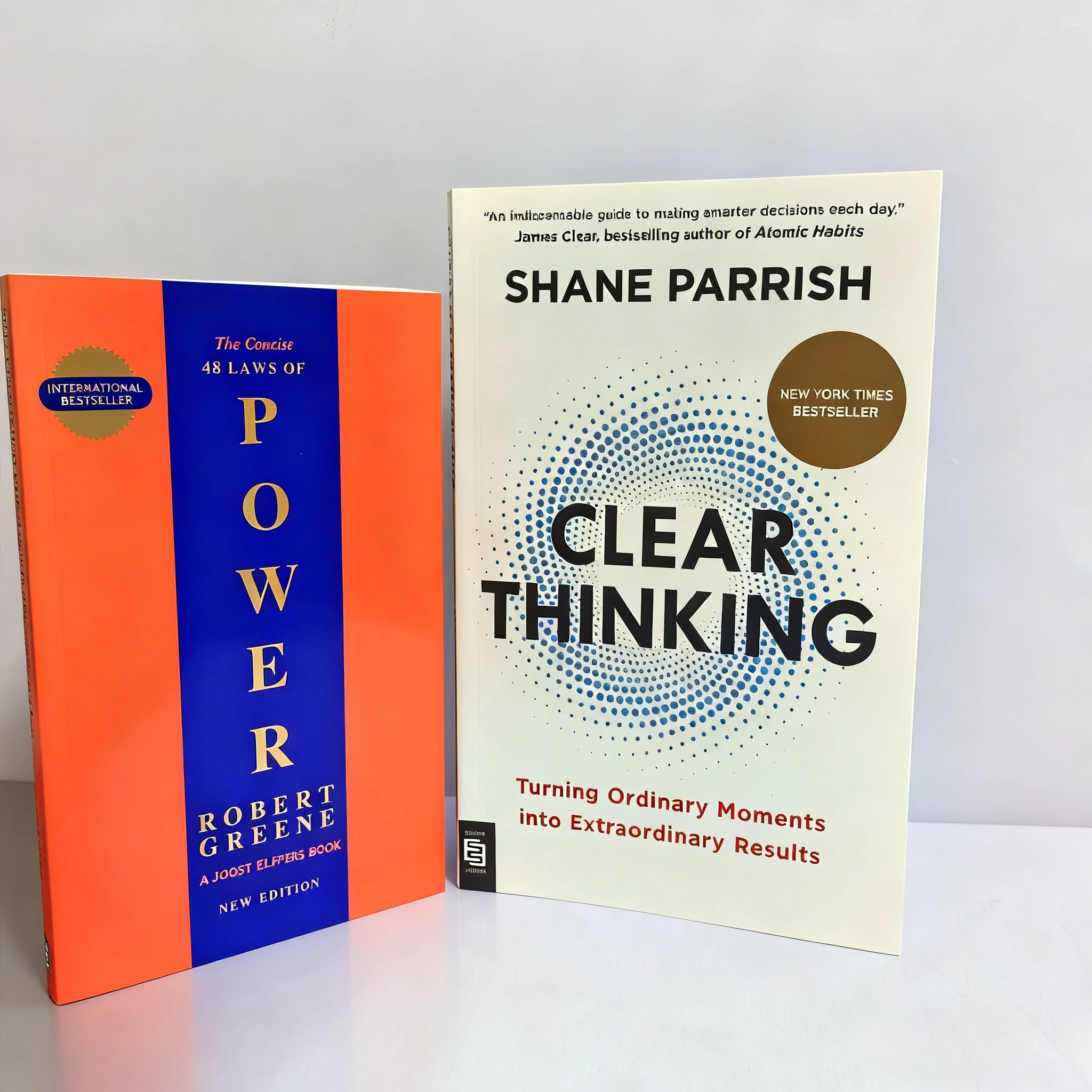 

《The Concise 48 Laws Of Power》+《Clear Thinking》The core law of power game Better decision making avoid self-sabotage life guide