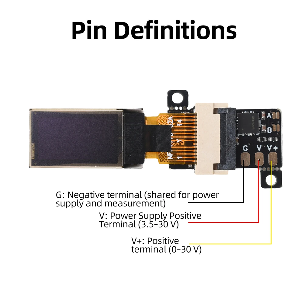 Mini OLED Digital Voltmeter DC 0-30V High Precision Ultra-thin Voltage Meter Tester Panel for DIY Battery Car