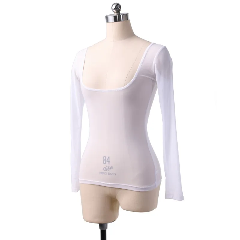 ชุดเต้นระบำหน้าท้องแขนยาวผ้าซีทรูรัดรูปเซ็กซี่  ขายส่ง