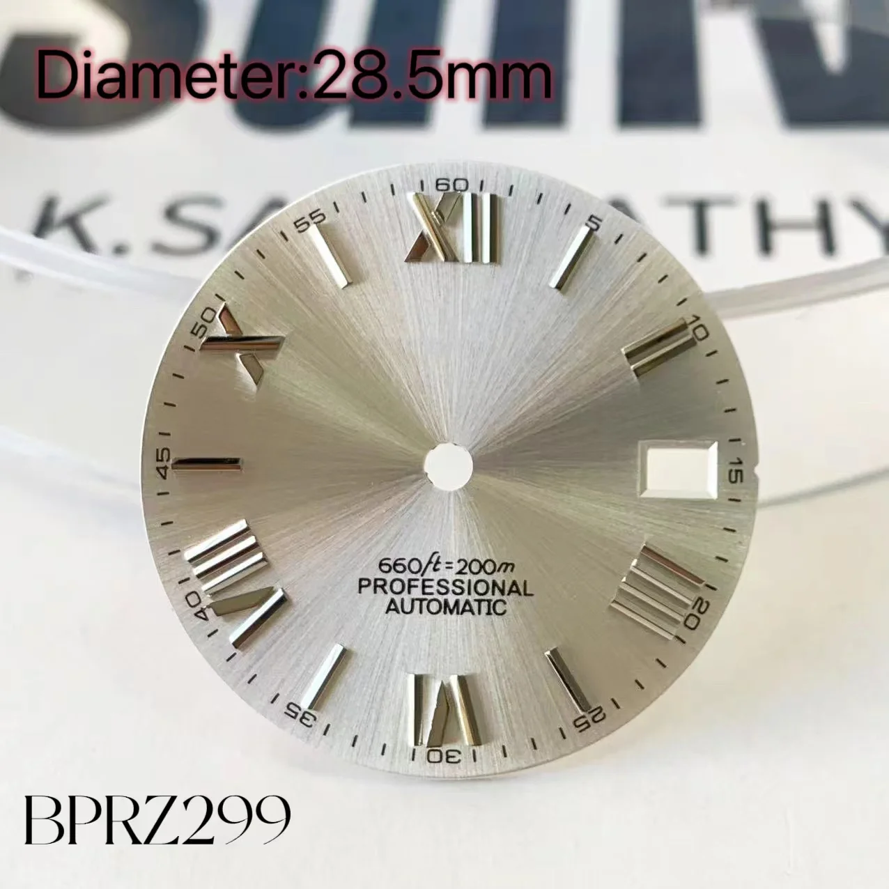 قرص بشعار NH35 Roman S 28.5 مللي متر مناسب لقرص nh 35 36 أدوات إصلاح ملحقات ساعة الحركة