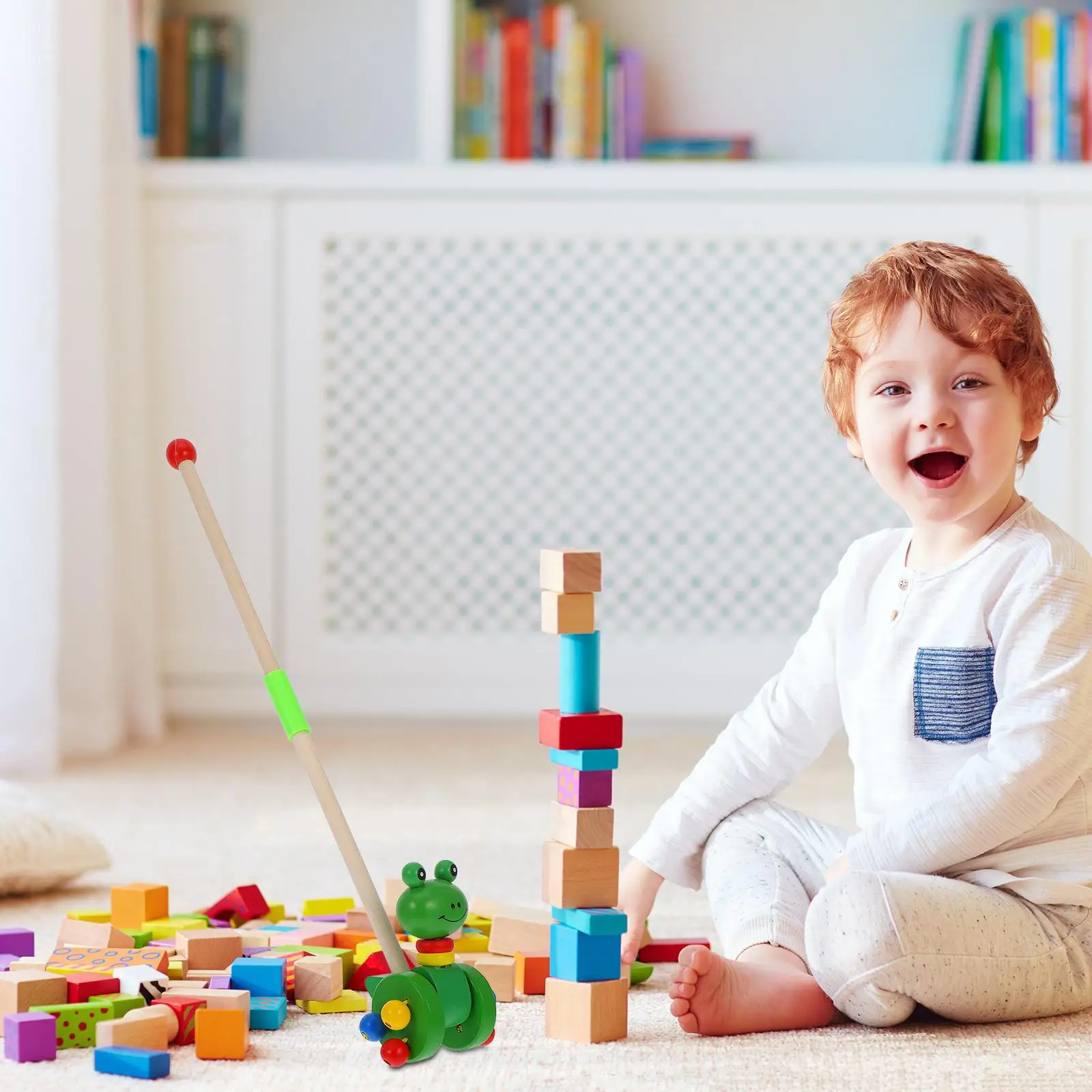 Toddler Toys Baby Learning Walking Animal Walker Push Toddlers Pull Developmental Kids
