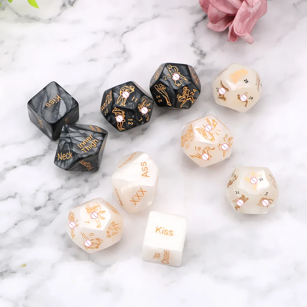 الكبار الجنس لعب الحب مثير الموقف الفكاهة القمار 5 قطعة/المجموعة بار لعبة زوجين هدية الجنس النرد الجنس لعب للزوجين #1