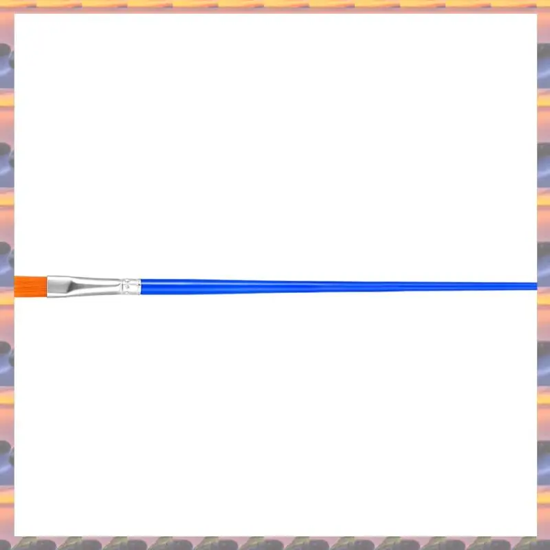 (تخفيضات سريعة) 500 قطعة من فرش الطلاء المسطحة للحرف اليدوية في الفصول الدراسية لوحة زيتية من الأكريليك لوحة ألوان مائية لوحة قماشية للوجه