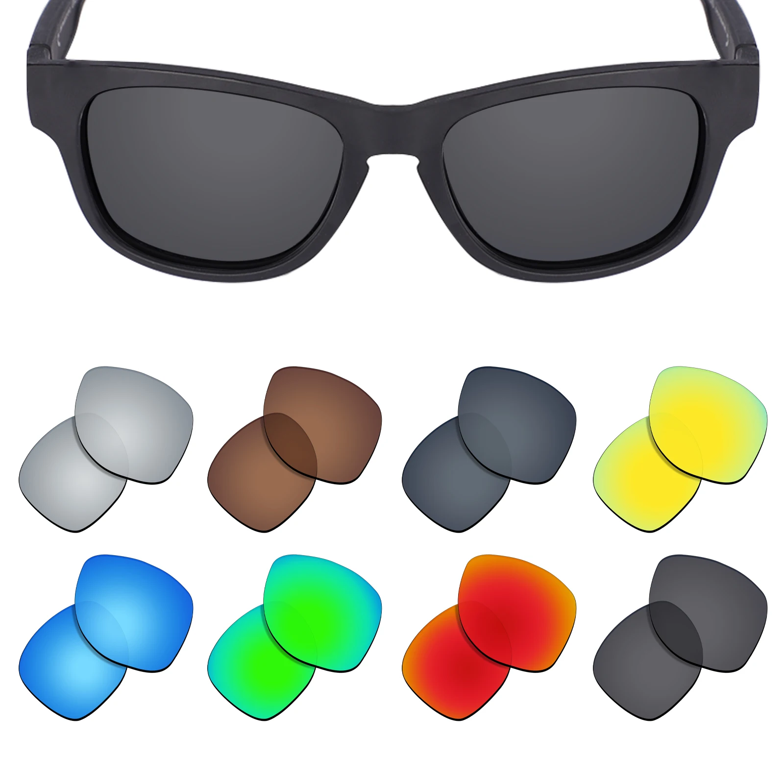 Firtox True UV400 Polarized Lenses Replacement Compatible with Smith Wayward Sunglasses (Lens Only) - Multiple Colors