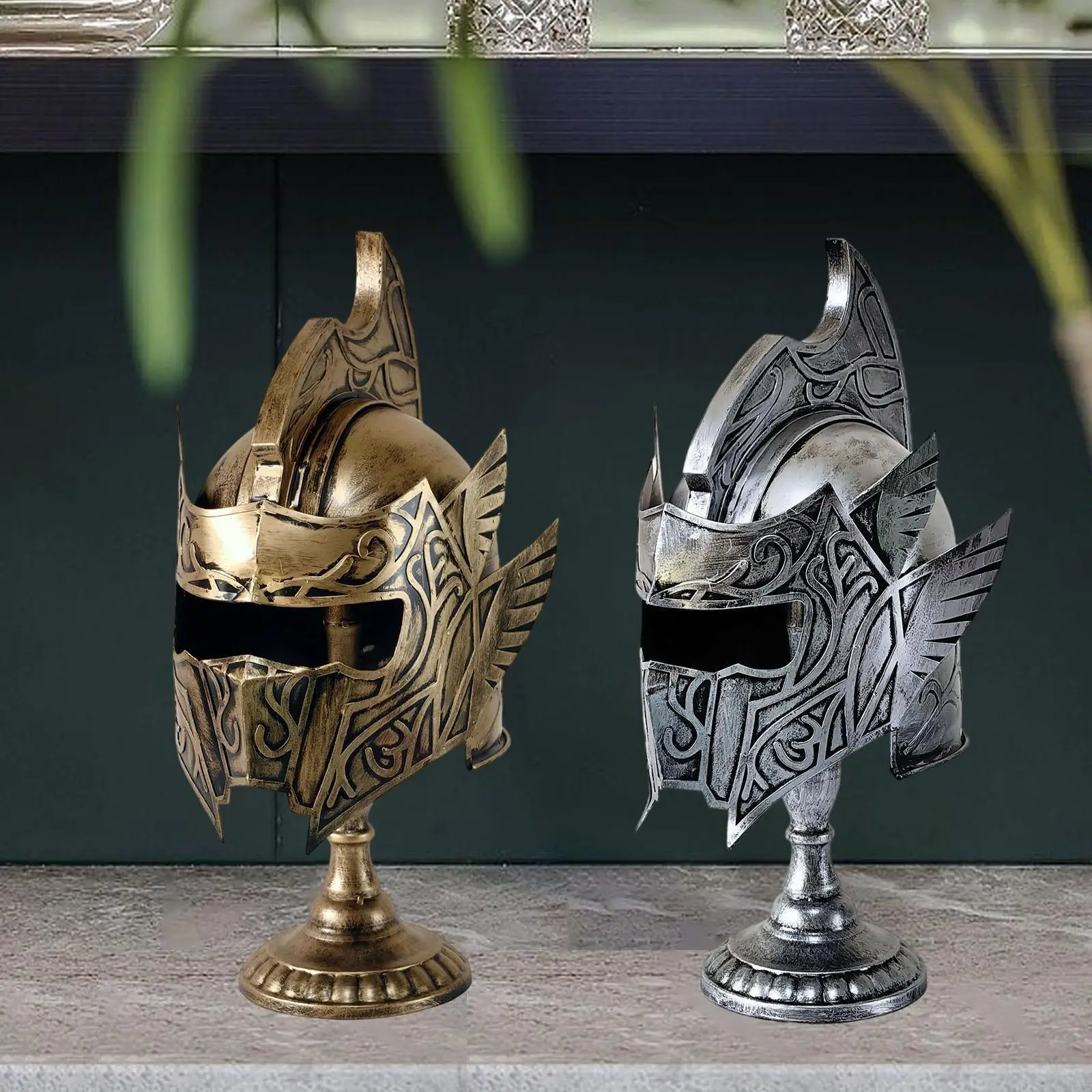 

Sparta Helmet Medieval Retro Design Costume Accessory for Stage Performance