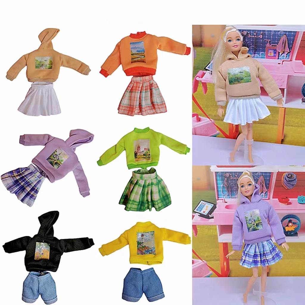 doll set cute clothes for barbie dolls