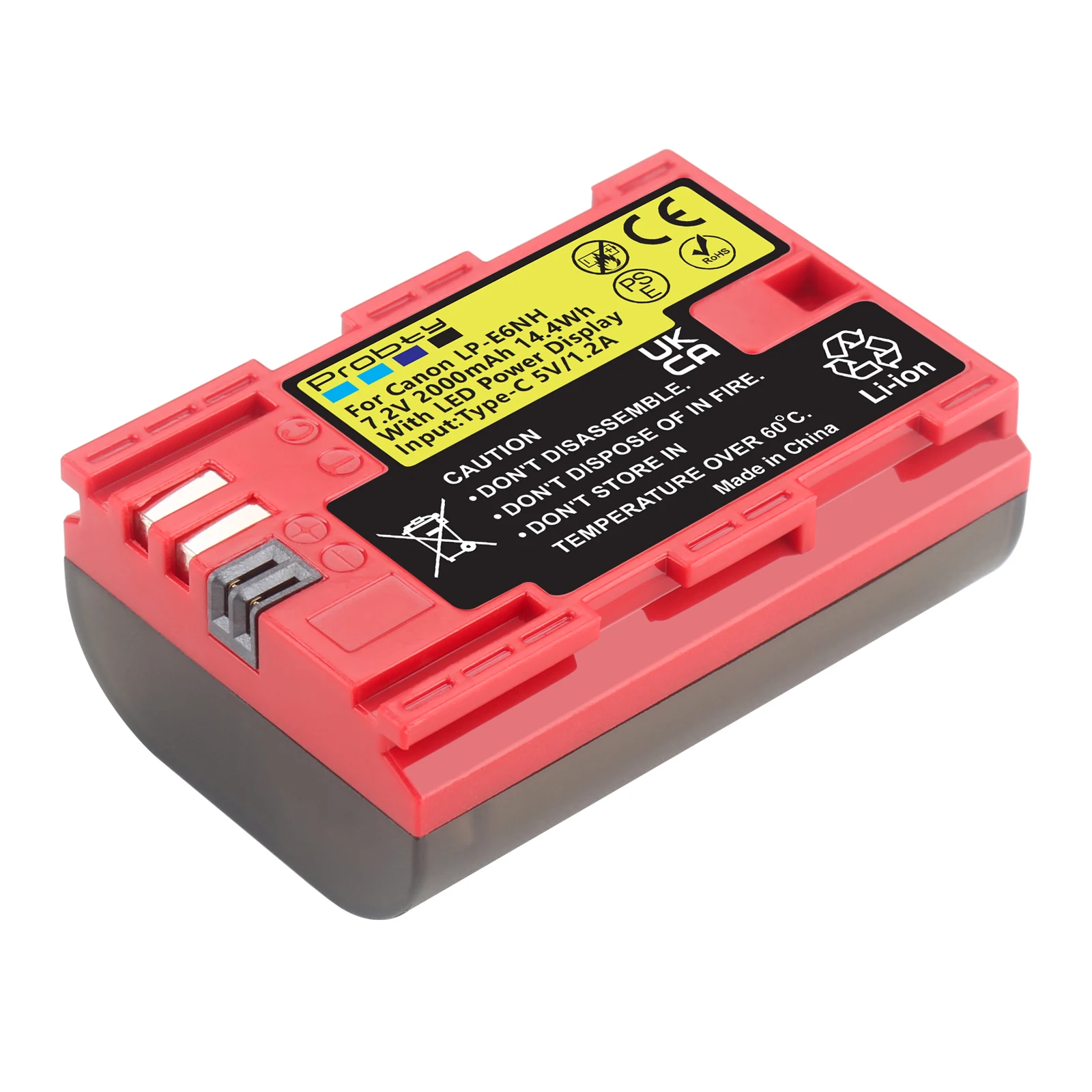 بطارية كاميرا قابلة لإعادة الشحن لكانون ، ، من من من نوع EOS R ، R5 ، 90D ، 60D ، 70D ، 80D ، 5D ، 5D ، 6D ، 7D Mark II ، 5D Mark II ، 5D Mark II