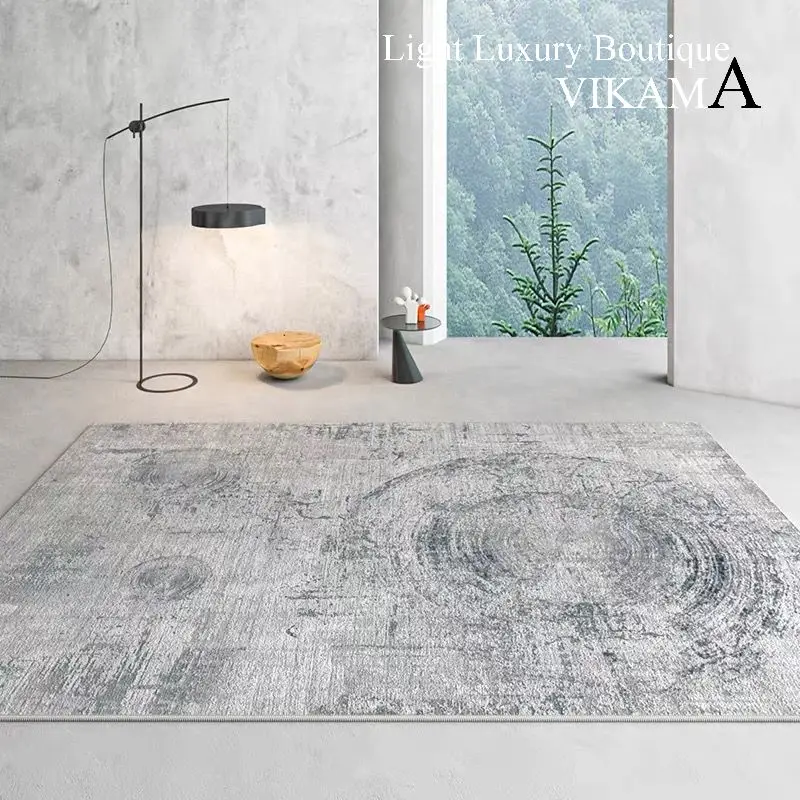 Carpet Living Room Scandinavian Light Luxury Premium Sofa Coffee Table Mat Modern Simple Gray Bedroom Household Floor Rug Large - view 3