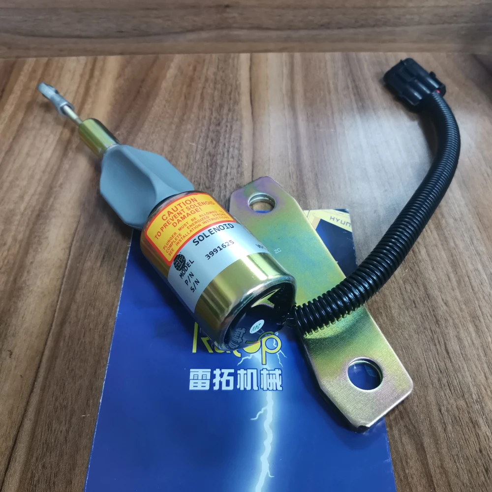 High Quality 3991625 5267132 3991624 SA- 4959-24 Flameout Solenoid Valve Stop Solenoid 24V for Cummins Engine 6BT5.9L