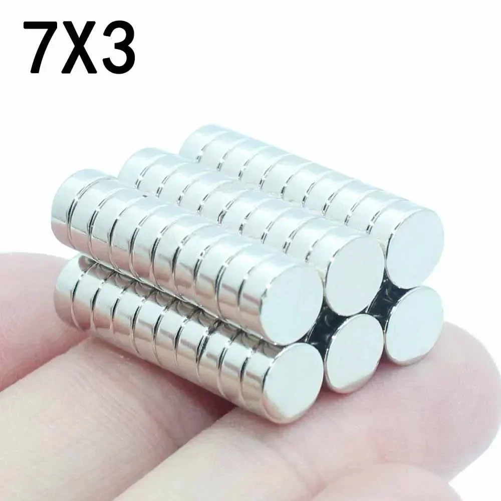 10/20/30/40/50 Pcs 7x3 Neodymium Magnet 7mm x 3mm N35 NdFeB Round Super Powerful Strong Permanent Magnetic imanes Disc