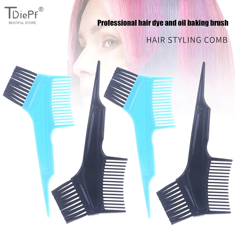 10 قطعة فرشاة شعر صبغ المهنية صالون صغير عدم الانزلاق اللون كريم فرشاة تلوين الشعر فرشاة صبغة شعر قضيب التصميم أداة #1