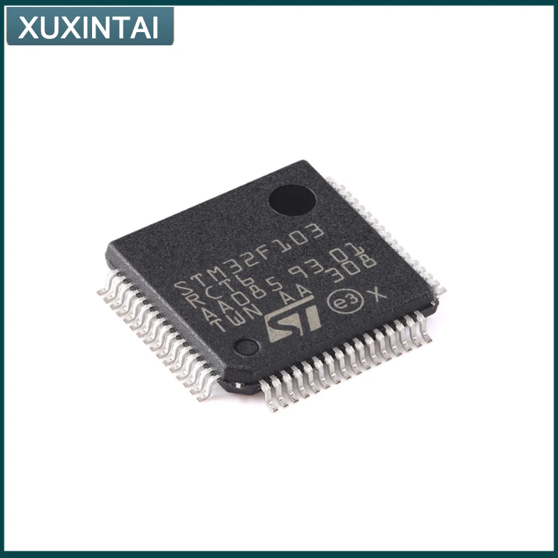 5Pcs/Lot New Original STM32F103RCT6 STM32F103 LQFP-64 MCU STM32F1 Microcontroller IC 32-Bit 72MHz 256KB (256K x 8) FLASH