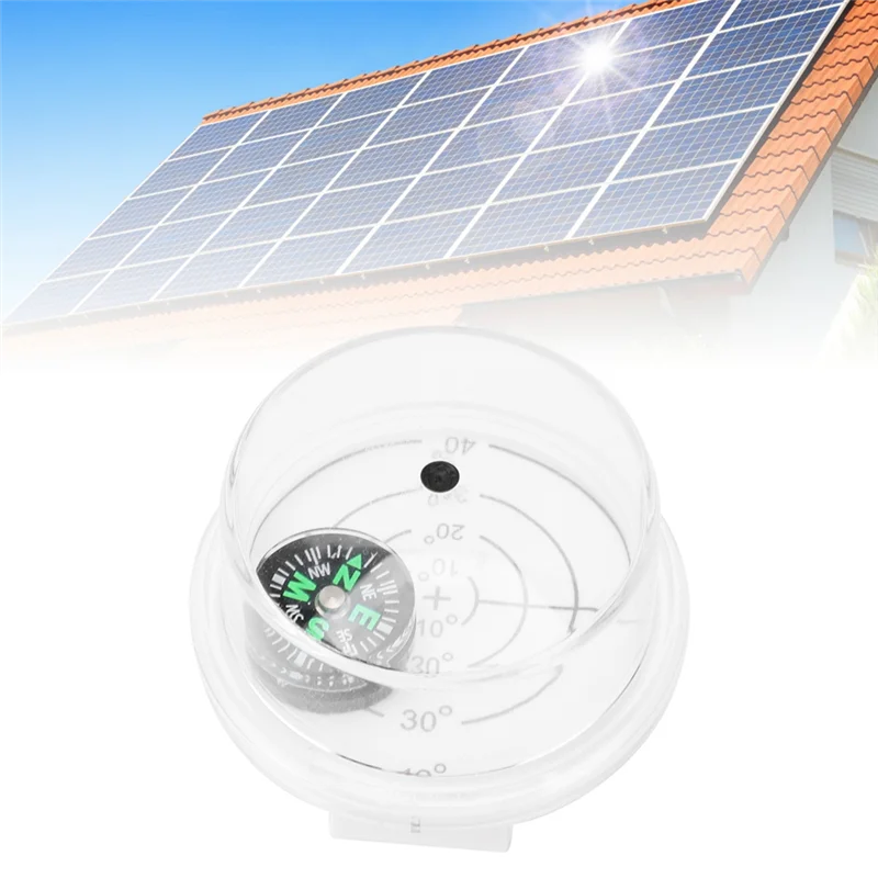 

Солнечная направляющая угла с компасом, измерительный прибор для солнечной панели, портативный солнечный угловой искатель, инструменты для улицы-A80Z