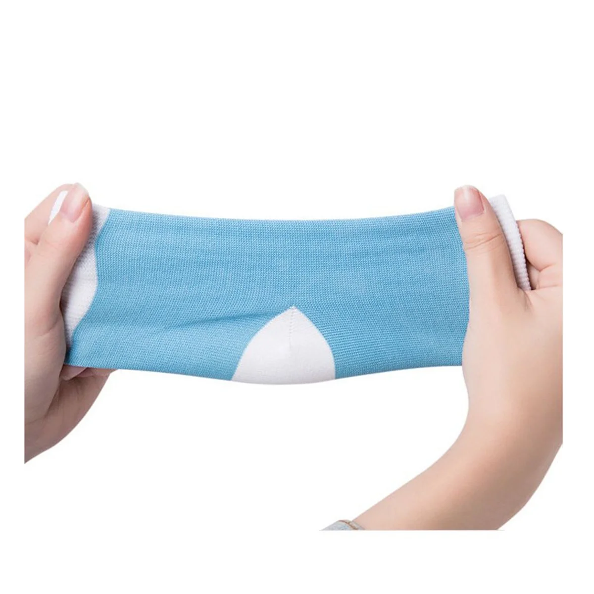 

1pcs 1Pair Gel Heel Socks Sky Blue Moisturizing Whitening Repair Dry Cracked Feet Nylon Antichapping Foot Care Therapy Socks