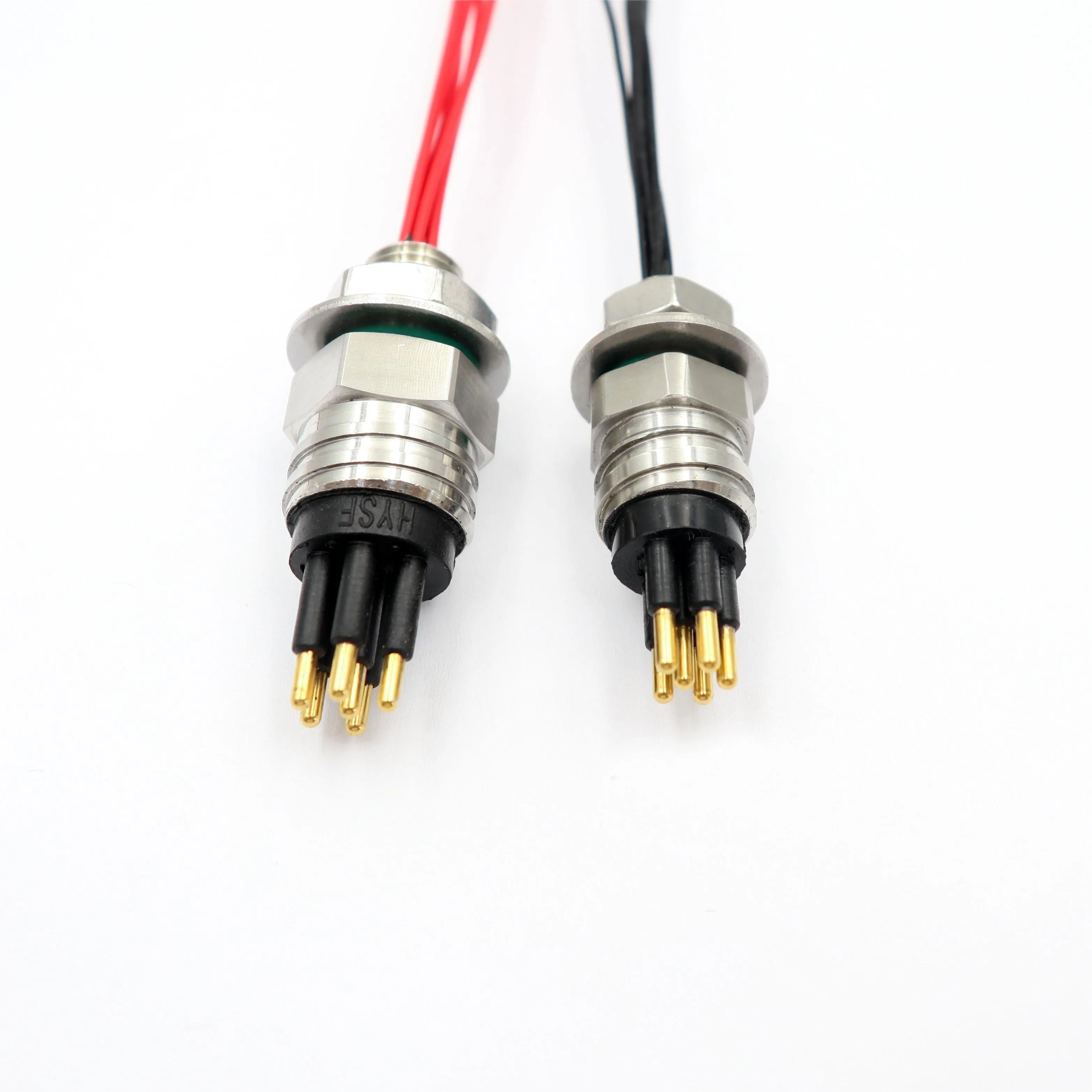 Round Small 4-core Waterproof Connector, Each Core 5A, with a Compressive Strength of 6000 Meters