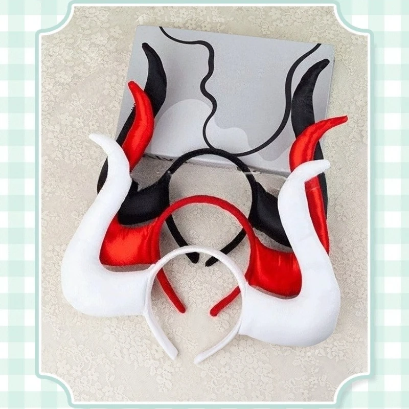 Novelty Funny Big Devil Horn Headband Children Adult  Hair Band Headwear Fancy Dress Party  Costume Cosplay  Halloween