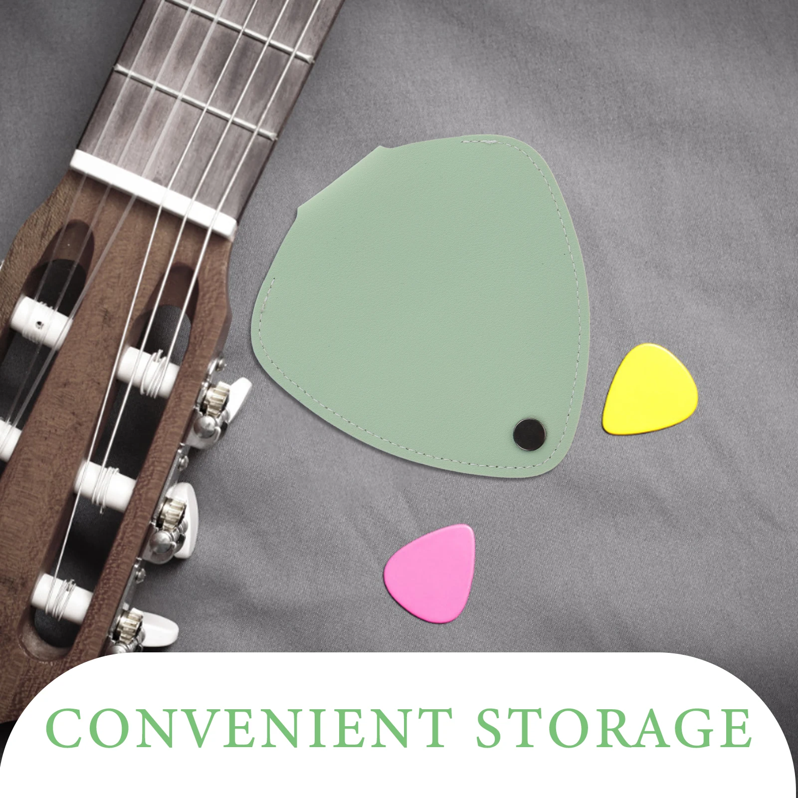 

Pick Bag Storage Guitar Organizer Electric Picks Acoustic Bass Case Accessories Kit Funny Holder and Music