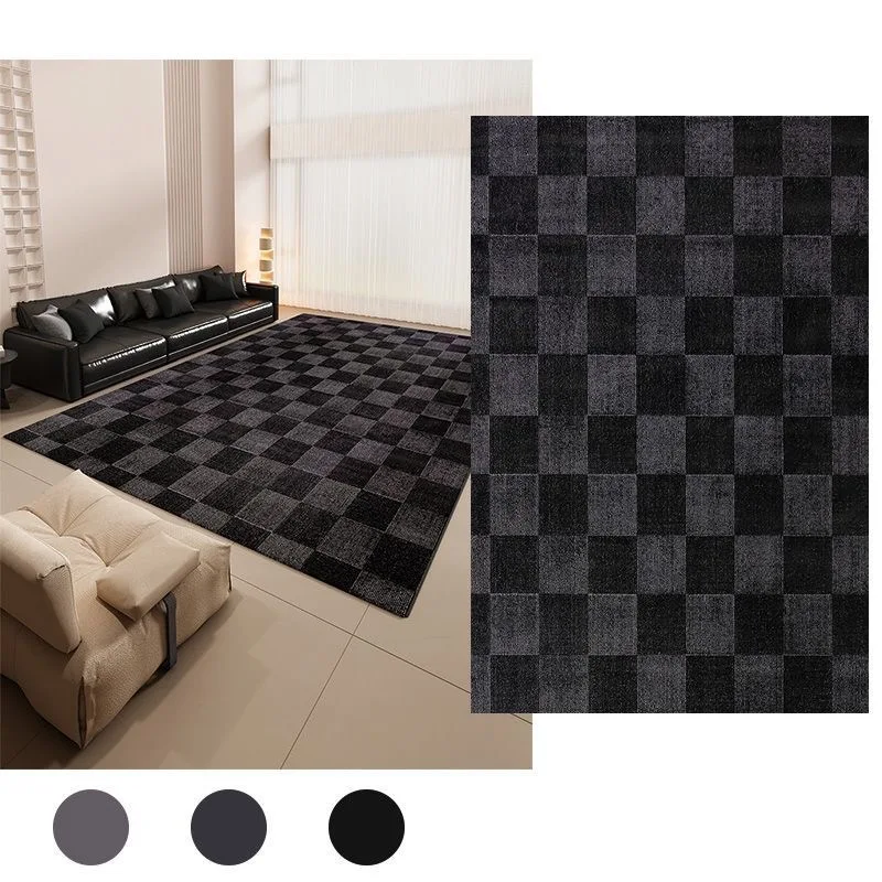 Antique atmosphere home decoration carpet crystal velvet living room sofa coffee table carpet thickened non-slip bed blanket