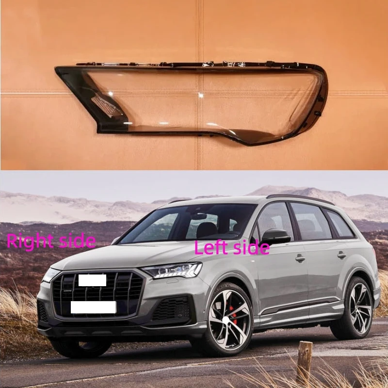 For AUDI Q7 2020 2021 2022 2023 Car Headlight Shell Headlamp Cover Replace Lamp Shade Headlamp Lens Glass