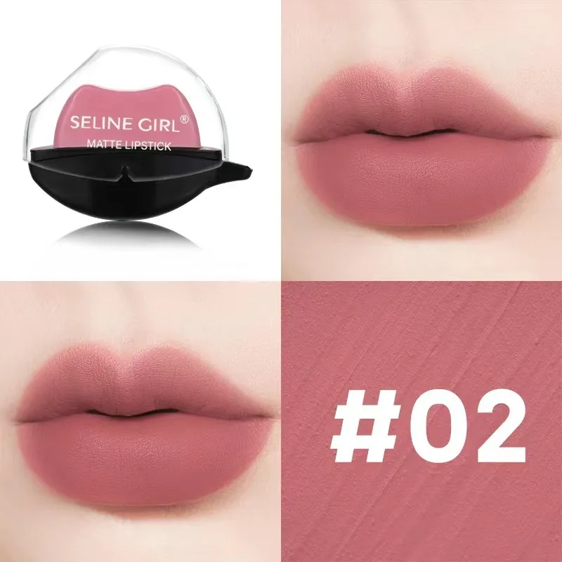 9.8g Lazy People Lipstick Lip Shape Pursing Become Makeup Matte Finish Lasting Moisture Waterproof Lipstick