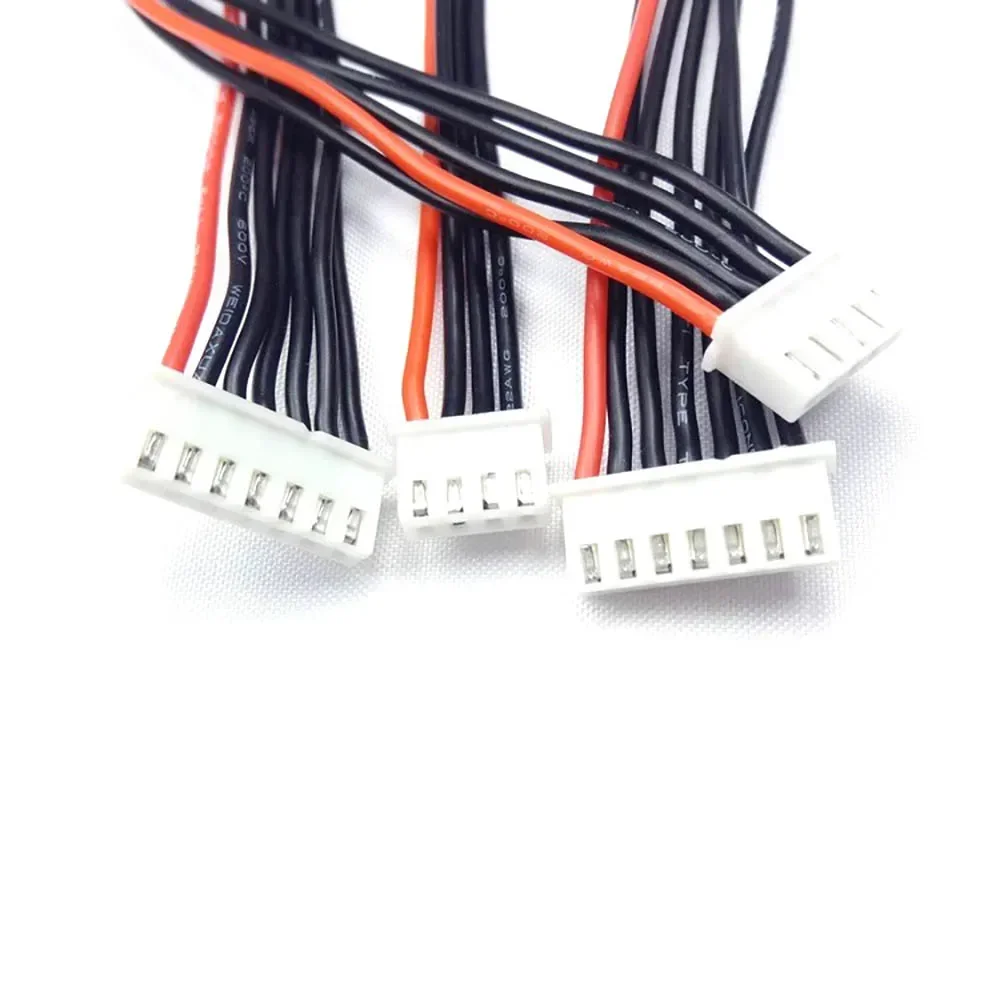 

10PCS/lot 22AWG 2s 3s 4s 5s 6s 7s 8s 20CM Battery Balanced Charger Plug Line Extension cord Wire Balancer Connector cable