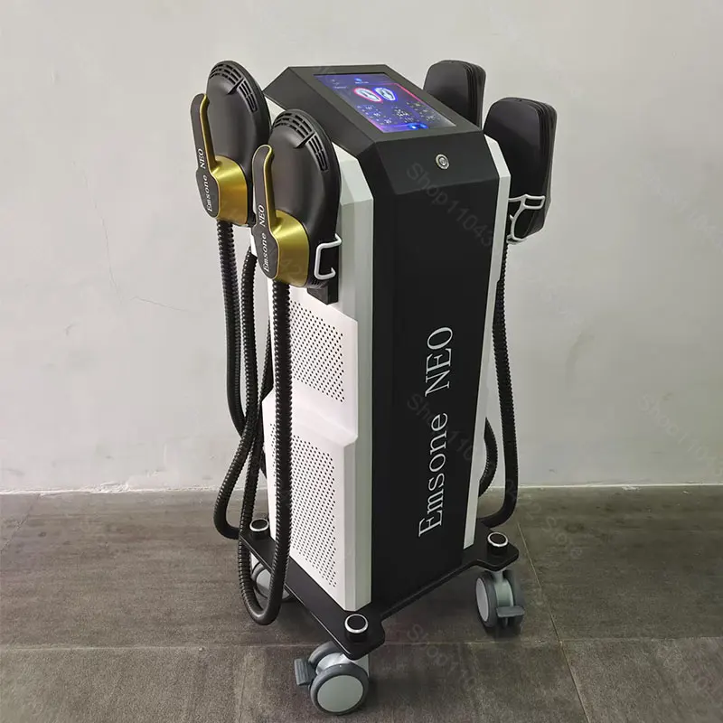 Portable 6500W EMSone NEO muscle stimulator burns fat 15 Tesla EMS slimming machine RF technology shaping machine