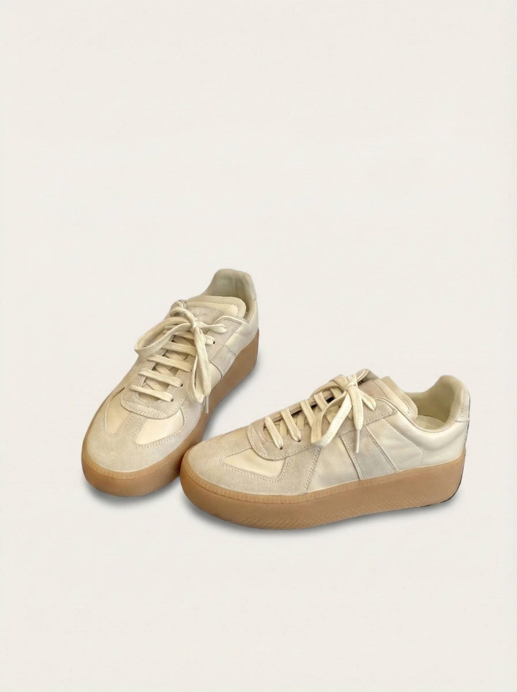 26 حذاء كاجوال جديد، أحذية رياضية، قماش جلد البقر، بطانة من جلد الغنم، مريح، ناعم، أنيق، مسامي #2