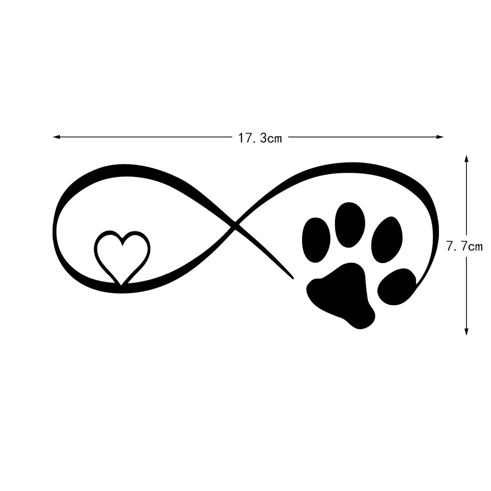Cat Love Heart Paw Print Reflective Motorcycle Stickers Moto Scooter Car Body Helmet Fuel Tank Decal Accessories for Piaggio