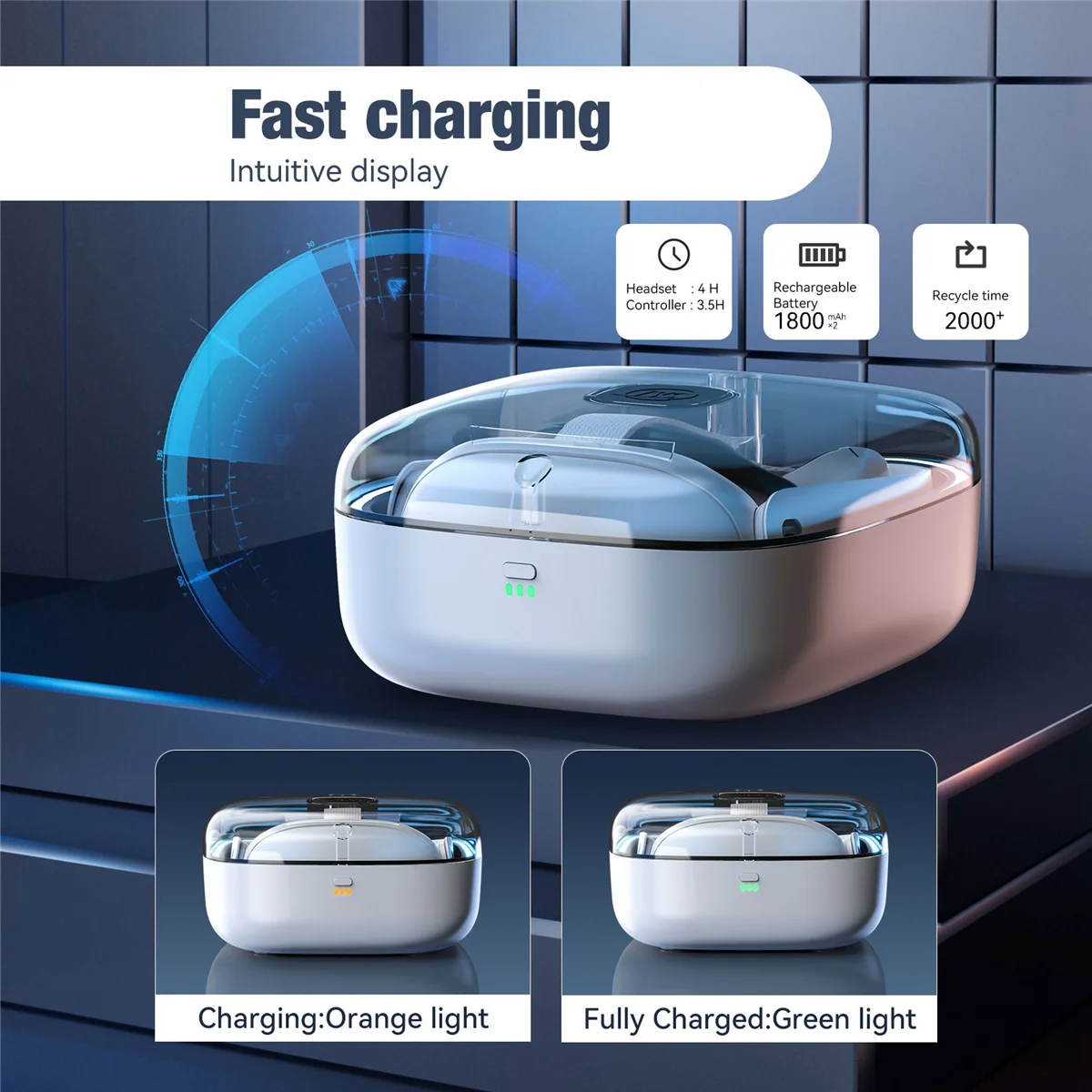 RISE JYS для Meta quest3 VR, ручки для очков, контакты, квадратная зарядная база с RGB-подсветкой и комплектом аккумуляторов, аксессуары VR