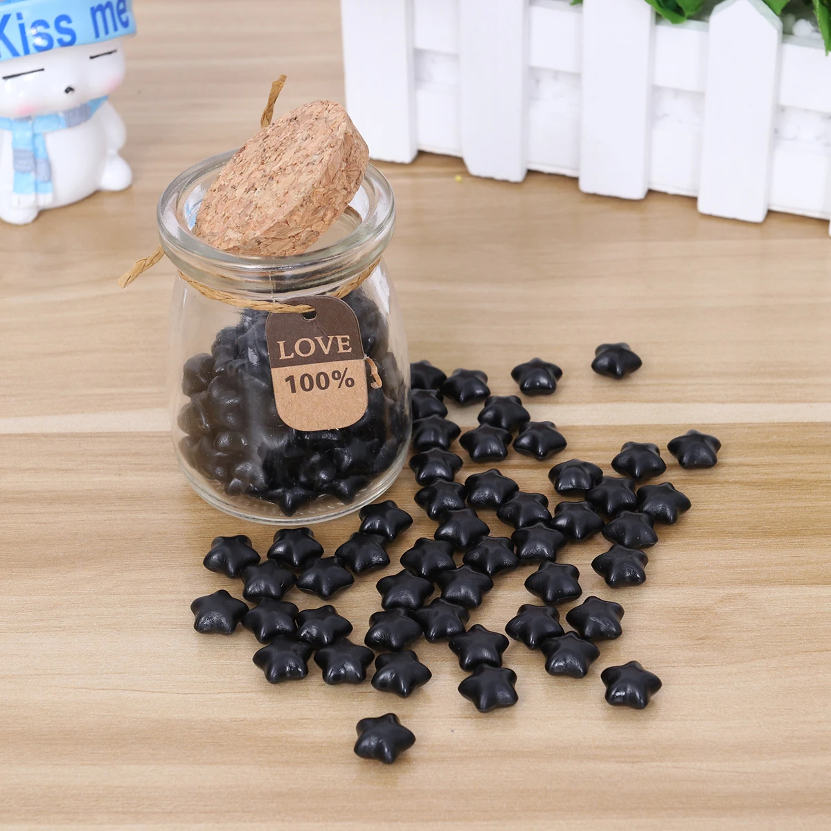 

120pcs Sealing Wax Beads Star Shape Retro Glossy Fine Size Create Seal Gift Tea Cosmetics Packaging