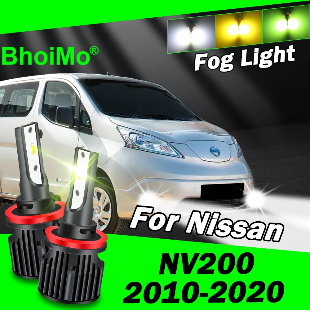

BhoiMo For Nissan NV200 2010 - 2020 Front Fog Light Lamp Led Bulb 2011 2012 2013 2014 2015 2016 2017 2018 2019