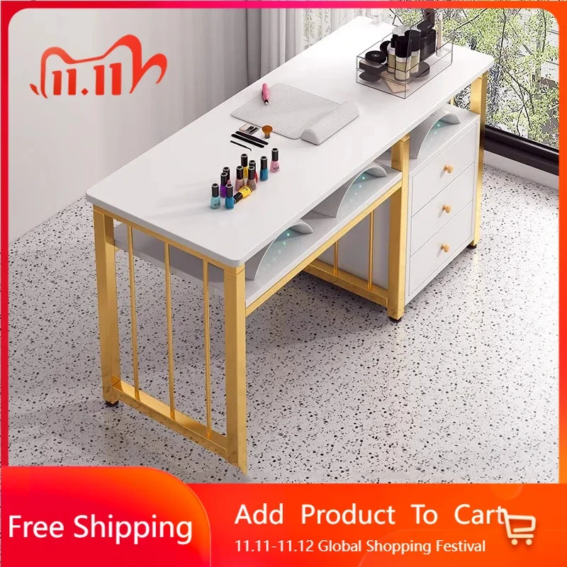 

Replica Single Nail Desk Station Drawer Supplies Nordic Beauty Nail Desk Equipment Aesthetic Tavolo Manicure Home Furniture