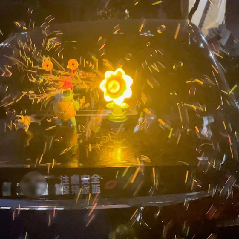 رائجة البيع سيارة شنت آلة فقاعة ملونة التحكم عن بعد سقف السيارة آلة فقاعة مضيئة عباد الشمس فقاعة سقف السيارة الحلي