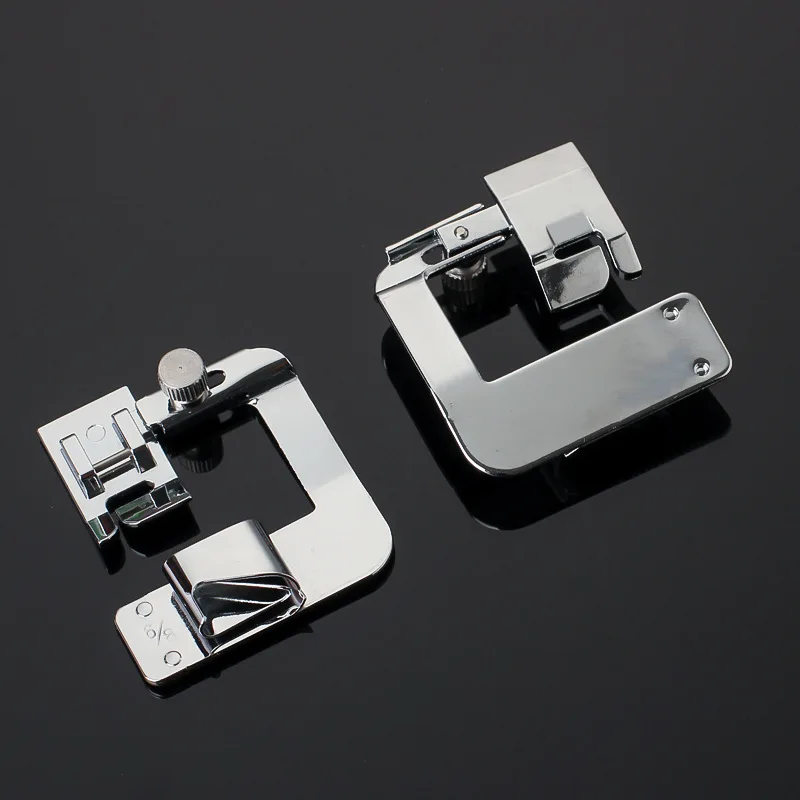 1 PCS 9-25mm Domestic Sewing Machine Presser Foot Rolled Hem Feet Set For Brother Singer Janome Sewing Accessories Tools