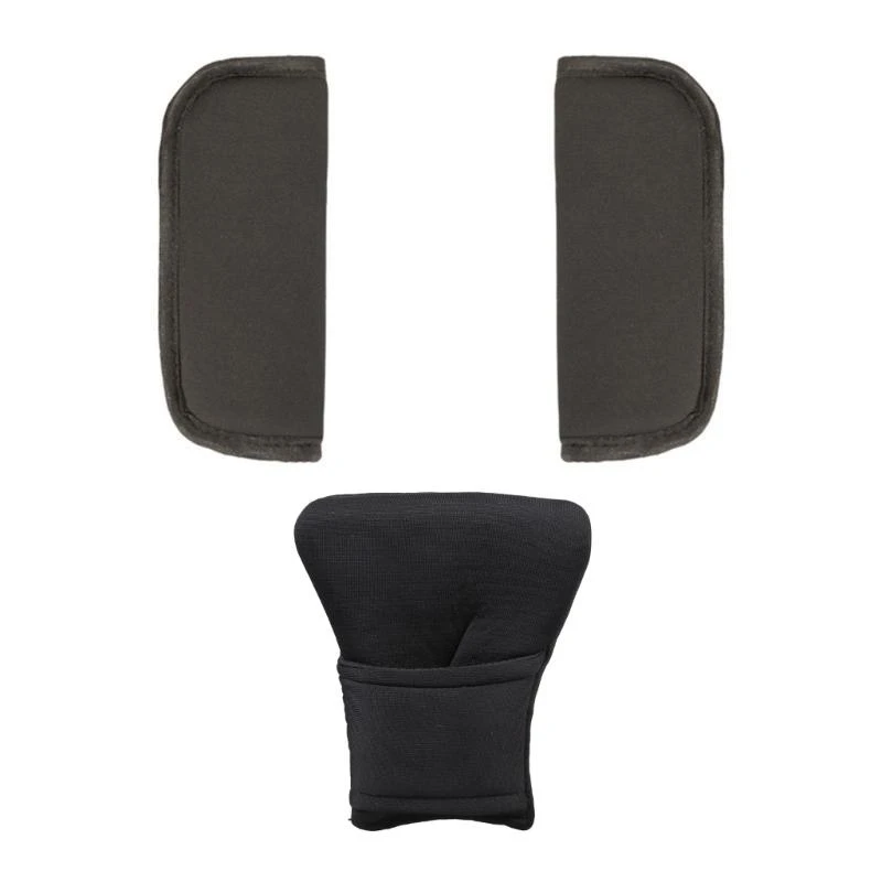 23GD-cochecitos suaves y transpirables, almohadilla para arnés hombro para protección cadera y hombro bebé