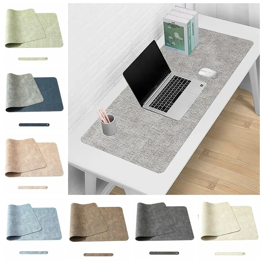 Durable Leather Mouse Mat Extra Large Waterproof Game Mouse Pad Modern Anti Slip Table Mat Desktop