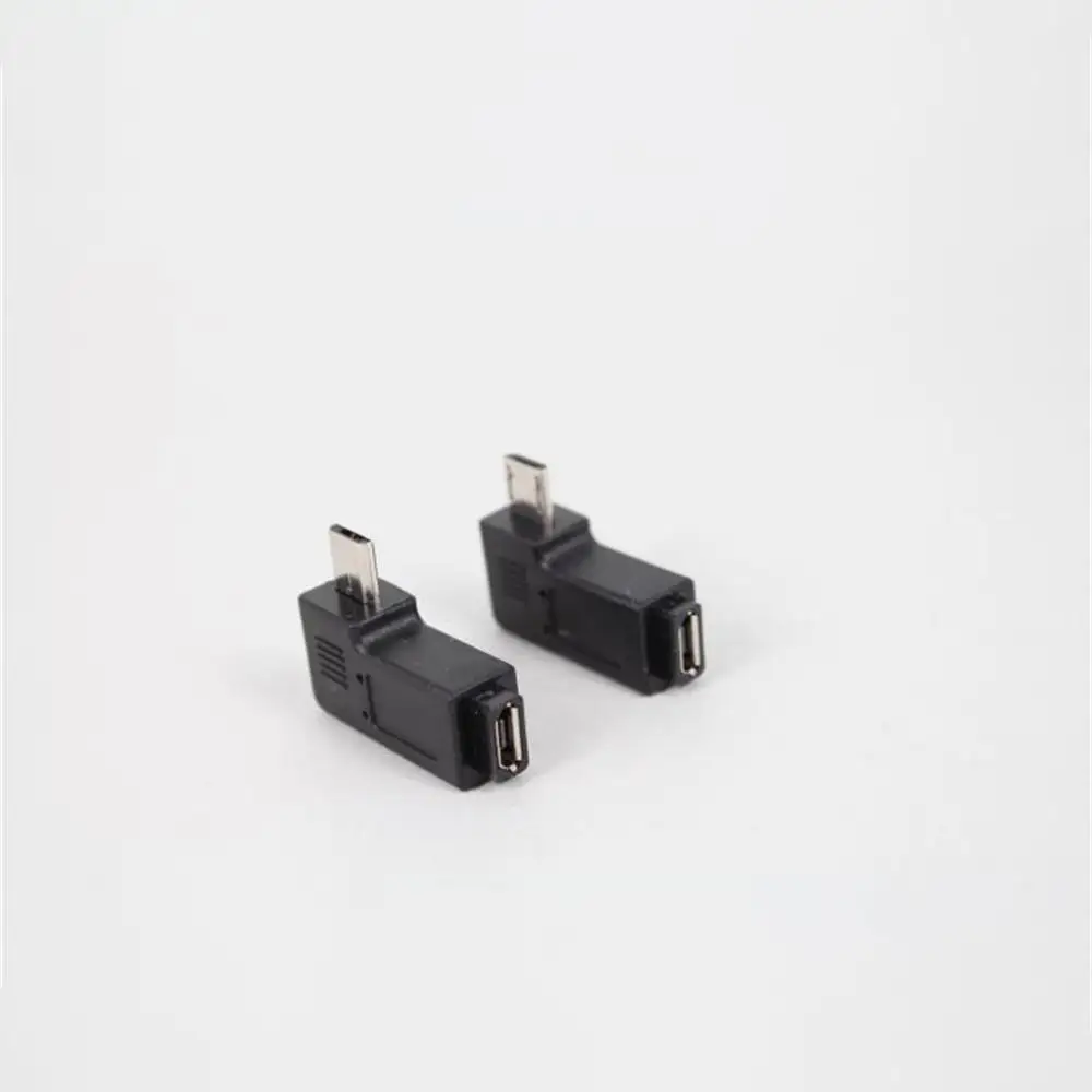 องศาซ้ายและขวามุม Mini USB 5pin หญิงไปยัง Micro USB ชาย Data Sync อะแดปเตอร์ปลั๊ก Micro USB ไปยัง Mini USB Connector