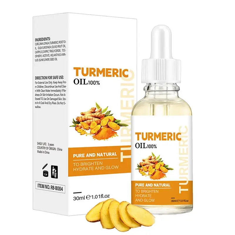 

1pcs Turmeric Face Serum 30ml Anti Aging Wrinkle Dark Spot Remover Facial Brightening EssentialOil Moisturizing Skin Care