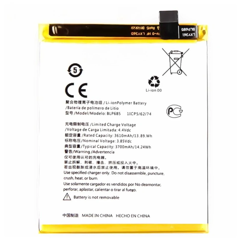 For OnePlus 7 6T A6010 High Capacity 3700mAh Mobile Phone Battery Bateria One plus Battery BLP685 2pcs