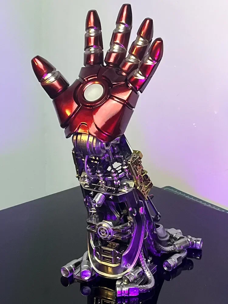 

Pl-Mk2a Iron Man Arm Movable Table Lamp Led Marvel Figure Model Toy Ark Reactor Marvel Arm Hand Sense Of Technology Gift Toy