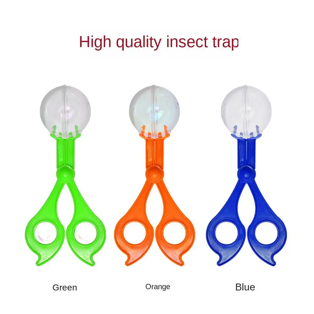 Insects Scissors Flexibly Insects Catcher Tongs Portable Household Use Scissors Clip Insect Trap Ventilation Insect Clip +ps