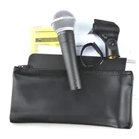 Professional Dynamic Microphone Wired Handheld Live Vocals Microphone Stereo Studio Mic for Karaoke Stage KTV Party Church